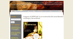 Desktop Screenshot of escritorasyescrituras.com