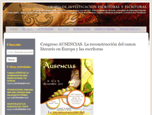 Tablet Screenshot of escritorasyescrituras.com